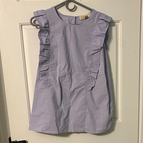 Lavender Ruffle Sleeve Top - Picture 1 of 3